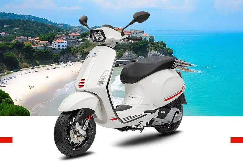 白色浪漫兰佩杜萨vespasprints无瑕白