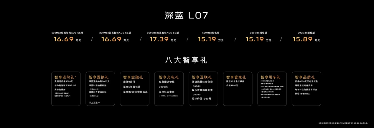 深蓝 L07 新车型