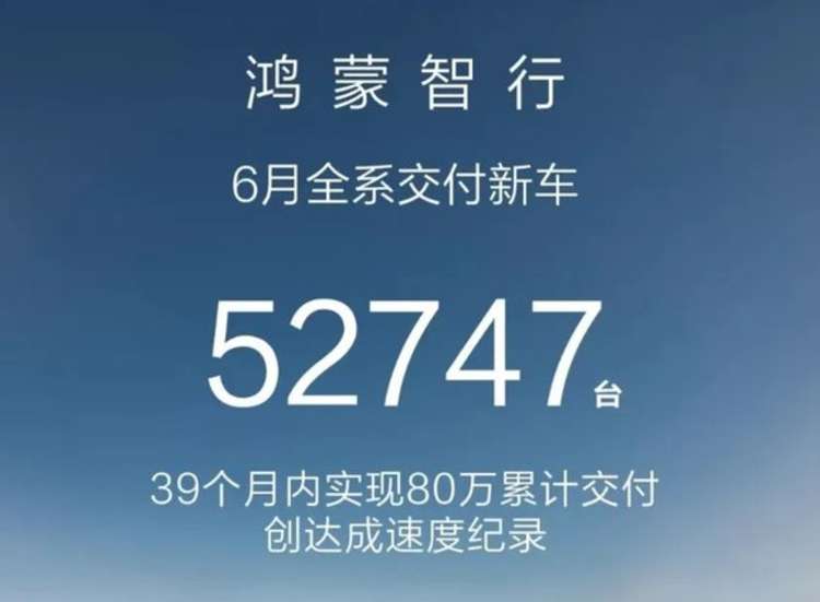 吹牛不上税，零跑、鸿蒙智行、问界谁才是6月新势力销量冠军？