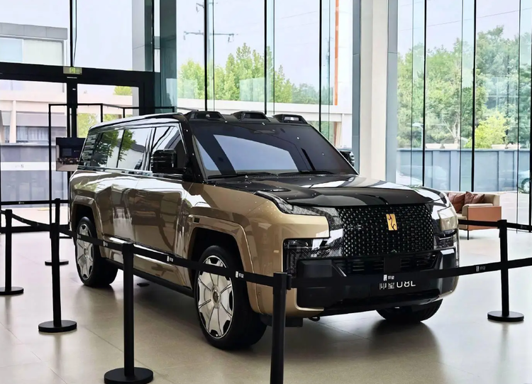 24K黄金车标、豪华大六座，仰望U8L鼎世版实车到店