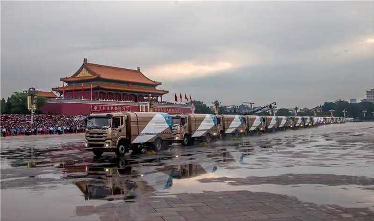 当先锋，打头阵！比亚迪纯电动环卫车护航九三阅兵