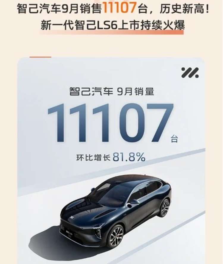 9月智己LS6销量6429辆，算不算成功呢？