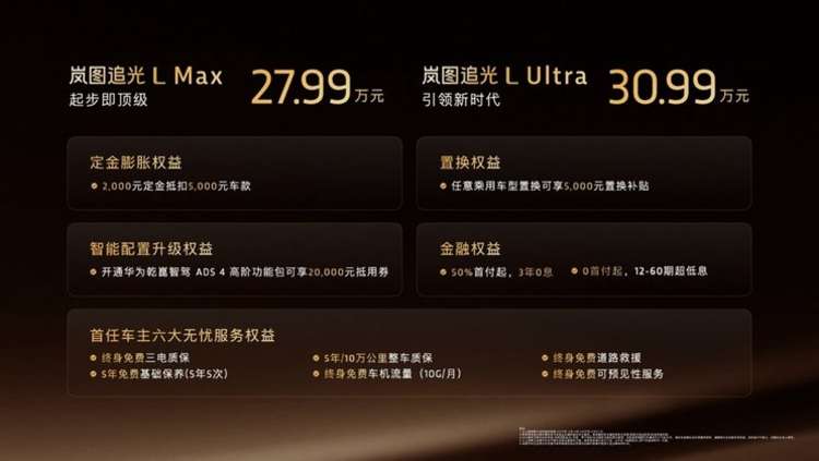 破晓而来！岚图追光 L上市，售价27.99万元起