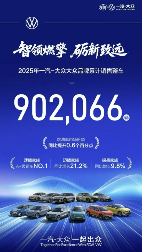 2025车市风云录：一汽-大众何以执掌燃油车时代旌旗