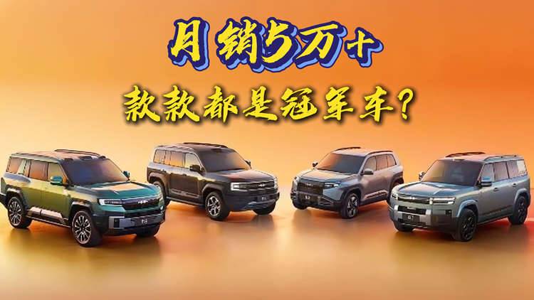 月销5万+，款款都是冠军车？