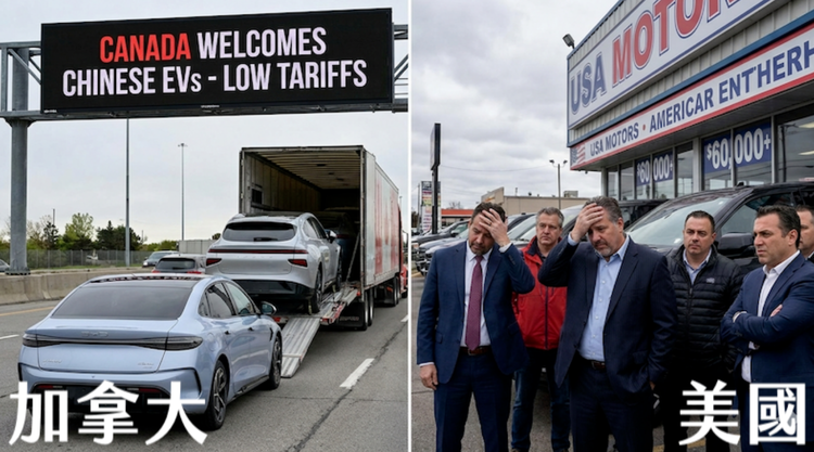 加拿大放宽中国电动车进口限制，美国经销商陷入恐慌