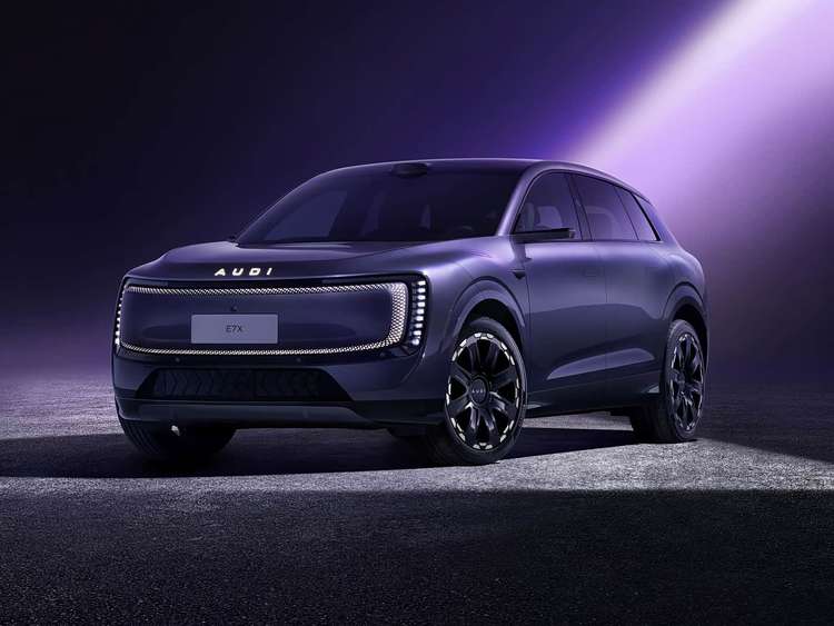 奥迪E7X量产版实车曝光，造型依旧科幻，最大续航751km