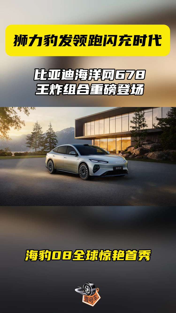 狮力豹发领跑闪充时代，比亚迪海洋网678王炸组合重磅登场
