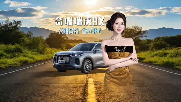 公路高铁VS真高铁，奇瑞瑞虎9X，重新定义了中短途出行方式 #瑞虎9X #公路高铁VS真高铁