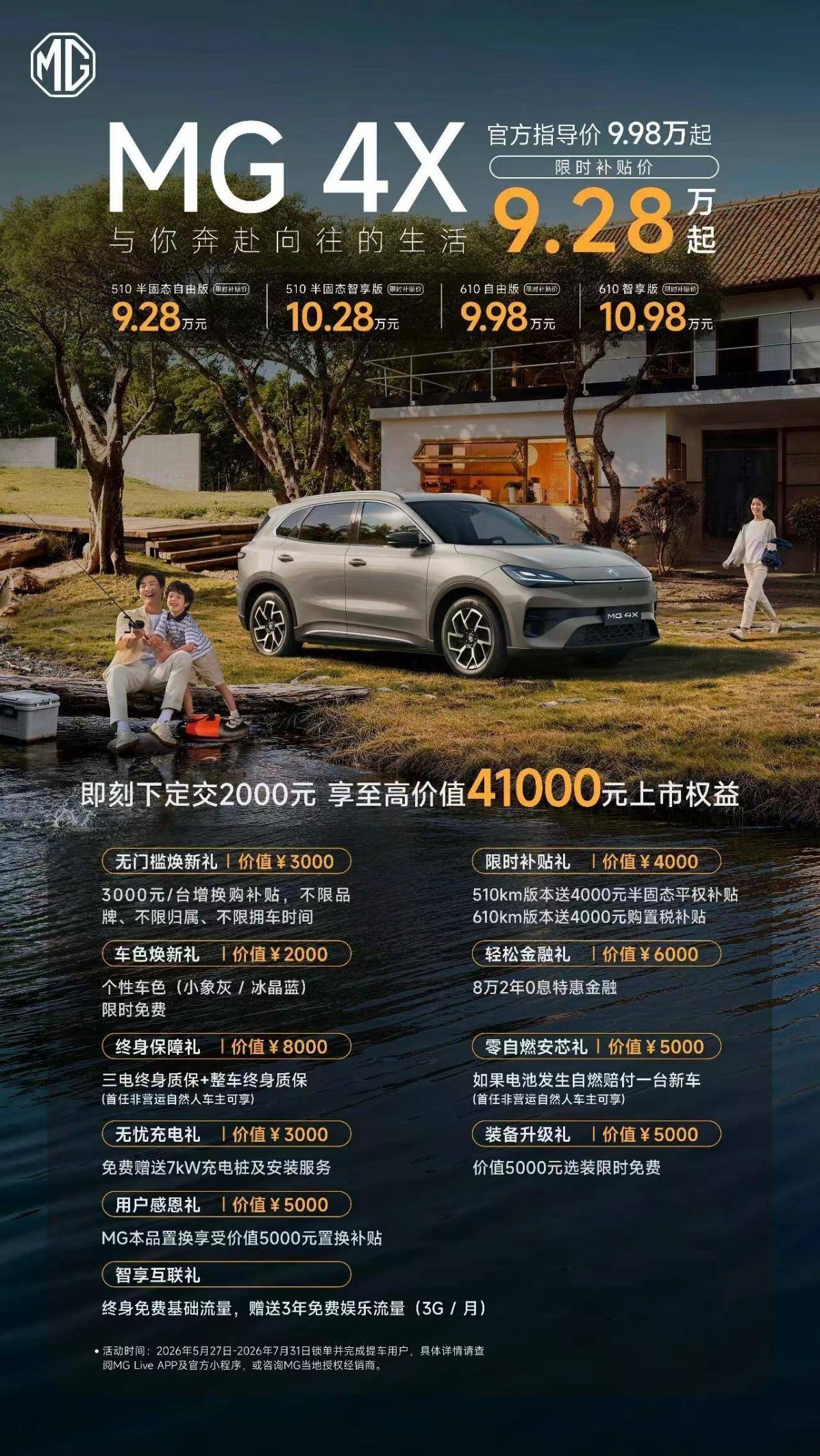 9.28万买后驱五连杆,MG 4X这次真要卷死同行?