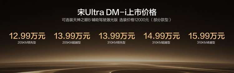 12.99万起！比亚迪宋Ultra DM-i重新定义B级插混SUV