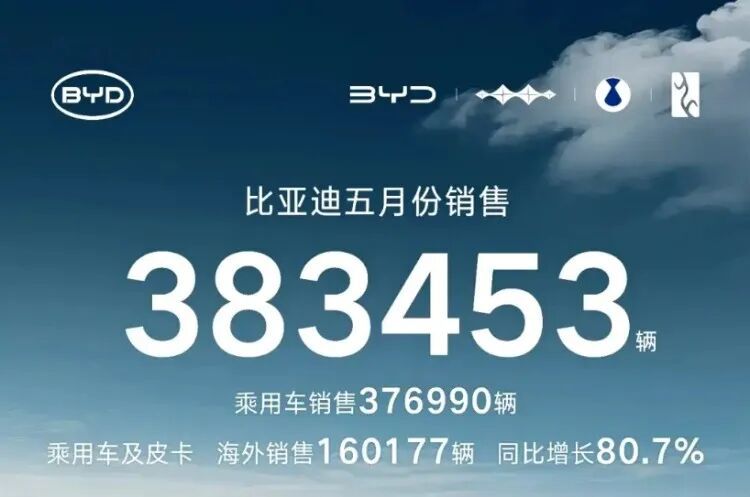 5月自主大厂销量排行！