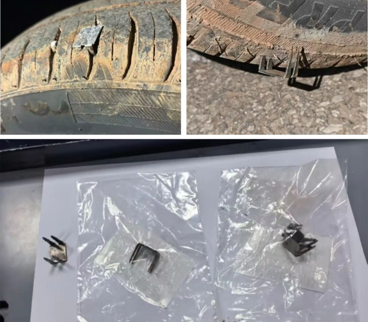 故意抛洒四爪钉致多车轮胎被扎，昆明警方一举抓获14名涉案人员