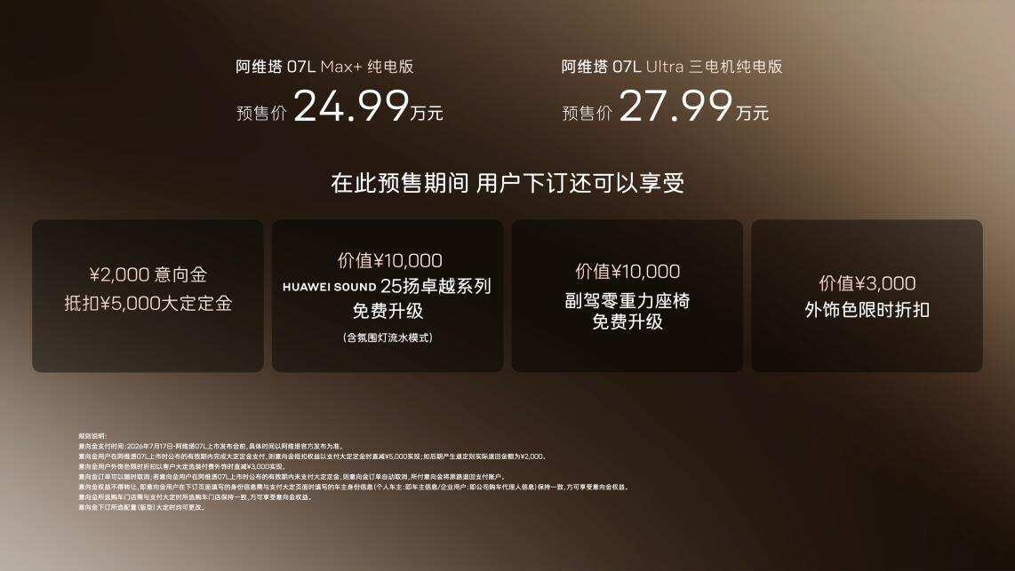 张凌赫代言!阿维塔07L开启预售24.99万元起