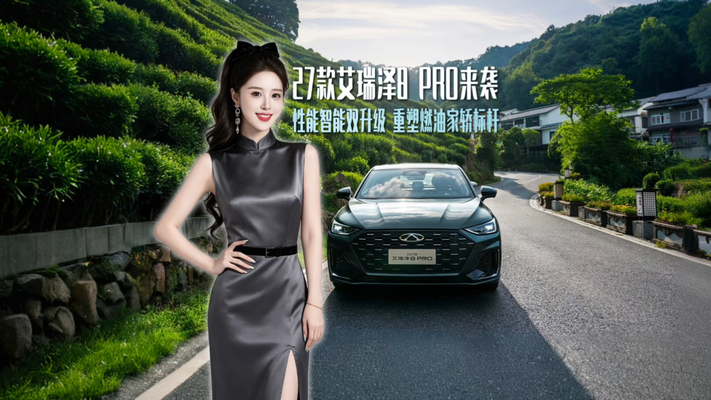 2027款艾瑞泽8 PRO来袭!燃油家轿实现油电同智!