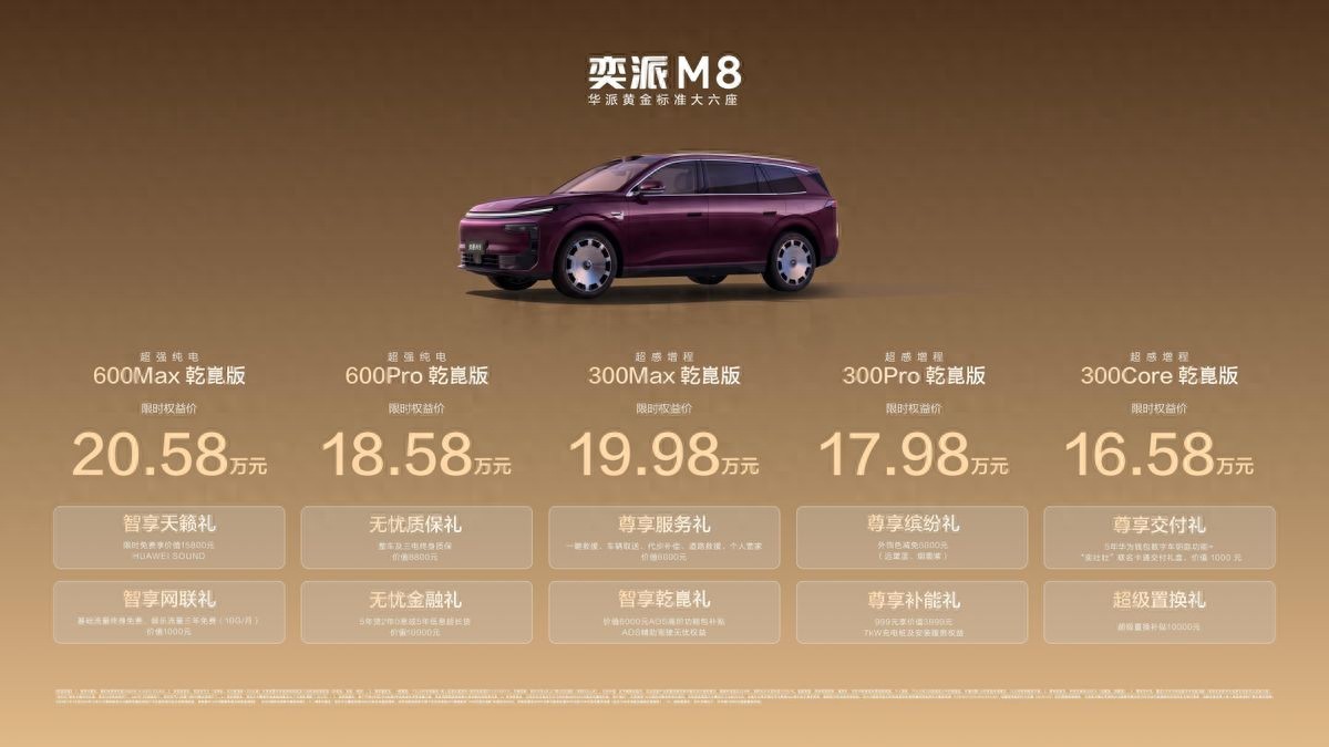 东风奕派M8正式上市，定义家用大六座黄金标准