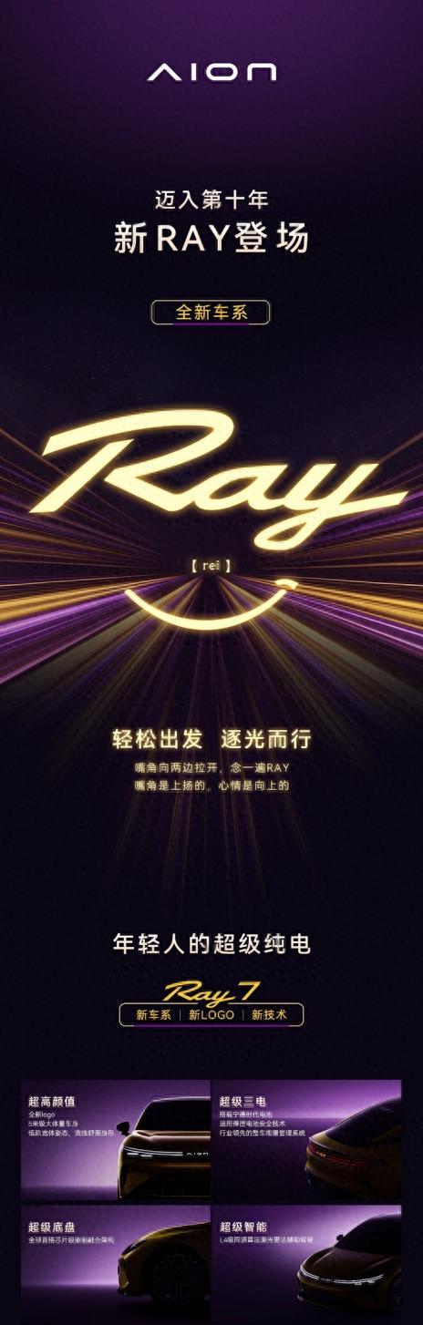 以科技普惠打造国民好车！埃安Ray 7打造年轻人专属超级纯电轿车
