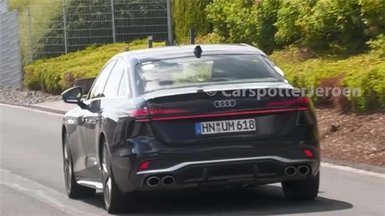 新一代奥迪S6路试谍照曝光，S6专属徽标，插混系统加持