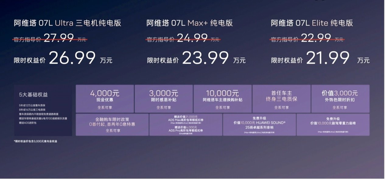 华为乾崑赋能,阿维塔07L重塑智美大五座豪华SUV标杆