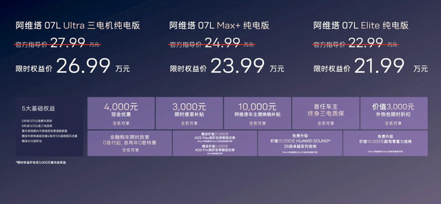 21.99万起标配完整ADS 5,阿维塔07L重塑纯电SUV价值标尺