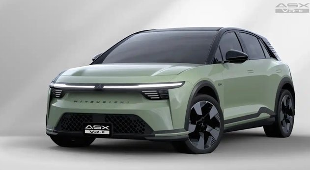 三菱ASX VR-e官图发布，全新贯穿灯组+镂空大灯，续航516km
