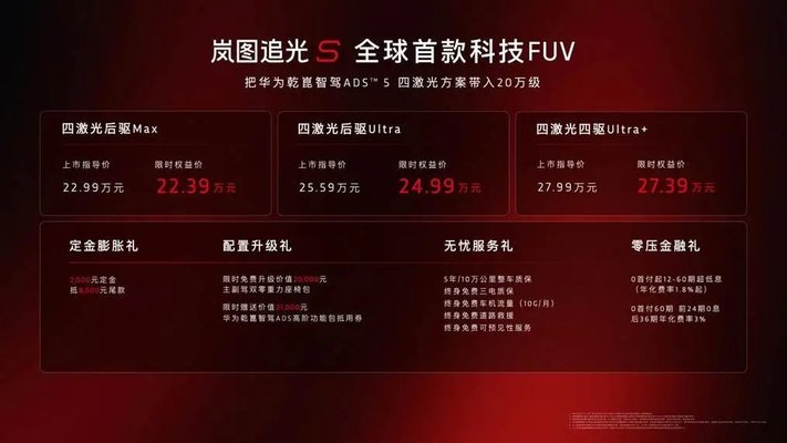 一镜到底360°隧道大回环全场燃爆！岚图追光S限时权益价22.39万起