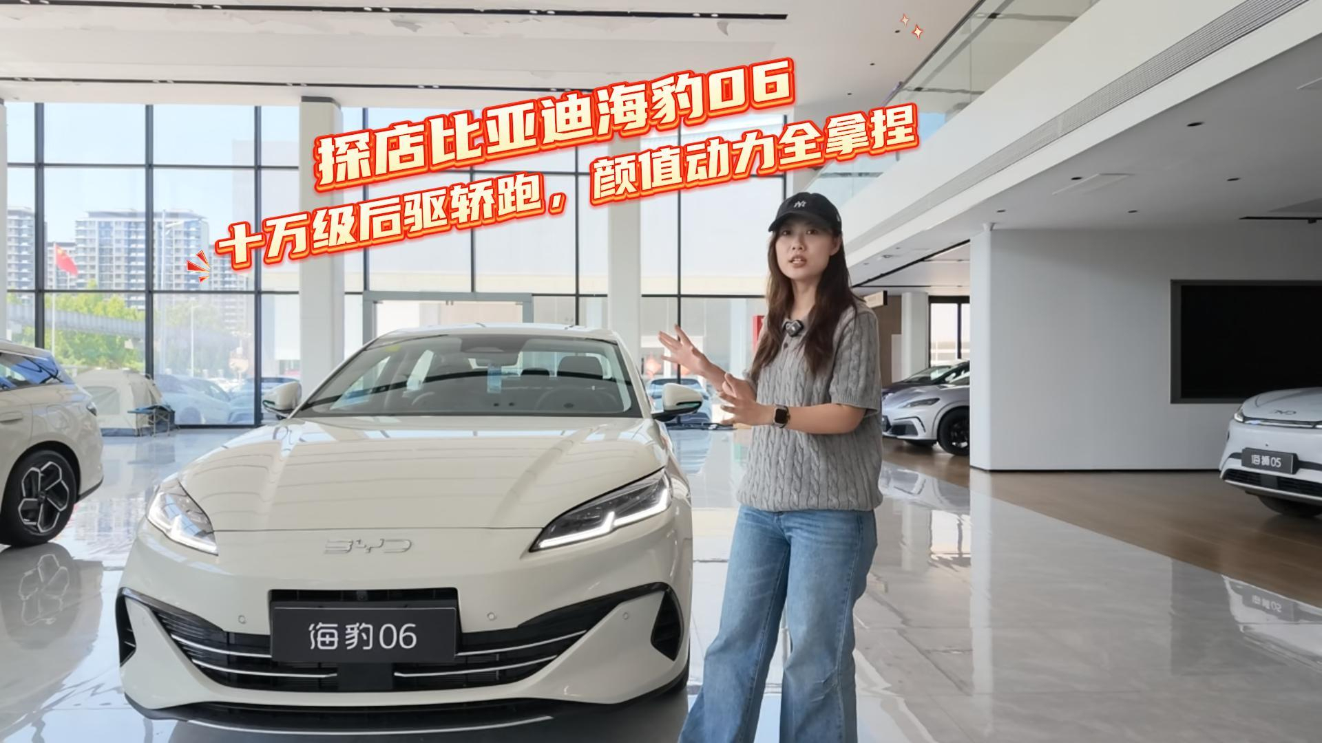 十万级后驱纯电轿跑车型海豹 06，年轻人第一台车首选