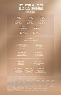 不造“速成车” 品质不双标!ID. ERA 5S正式上市