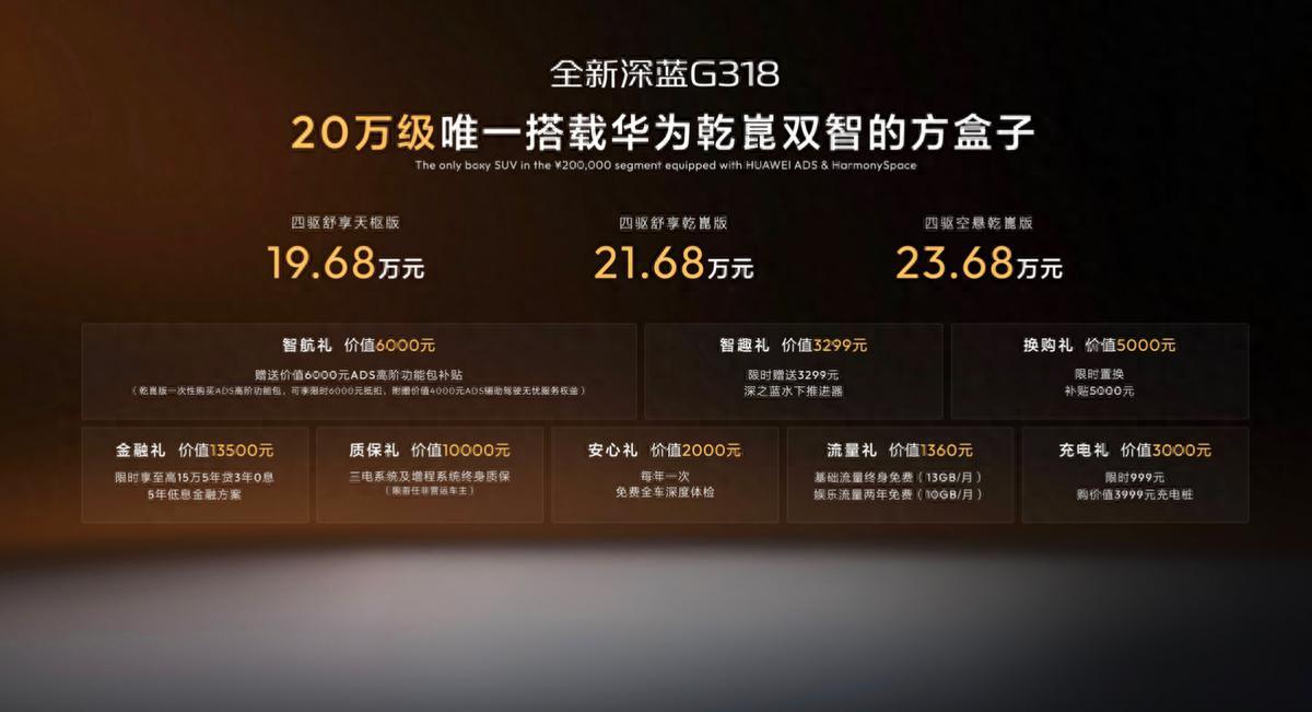 成都车展丨全新深蓝G318上市19.68万起，深蓝L06全新特别版首秀