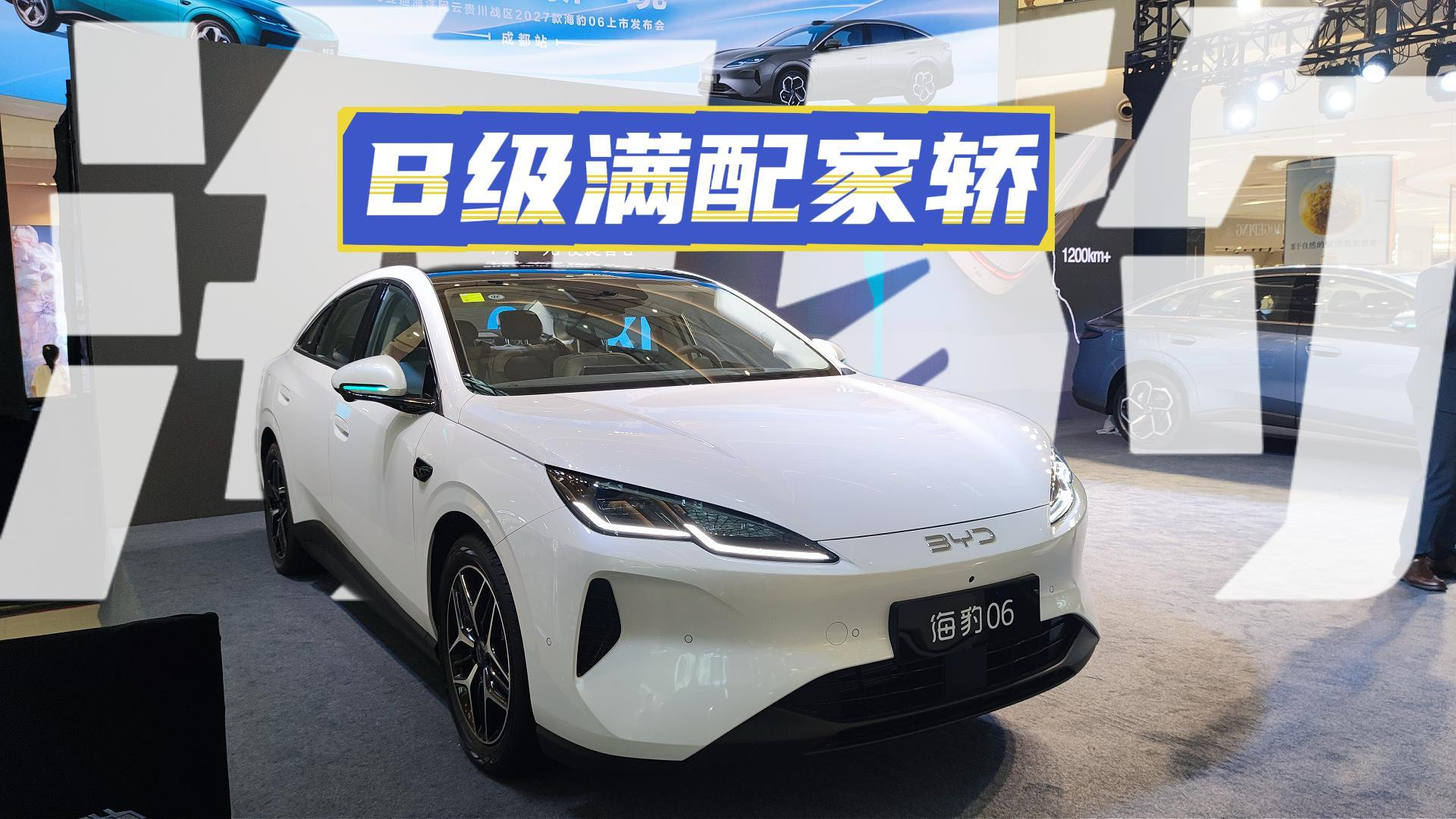 闪充+云辇‑C，2027款海豹06全面升级