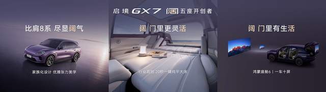标配L3架构，阔五座开创者启境GX7预售24.99万起