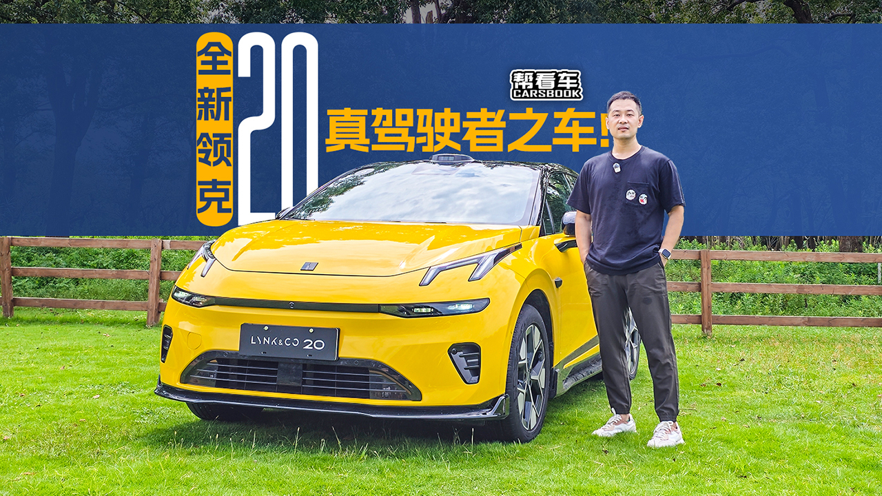 《帮看车》245kW后驱+原厂碳纤尾翼,领克20就是纯电界
