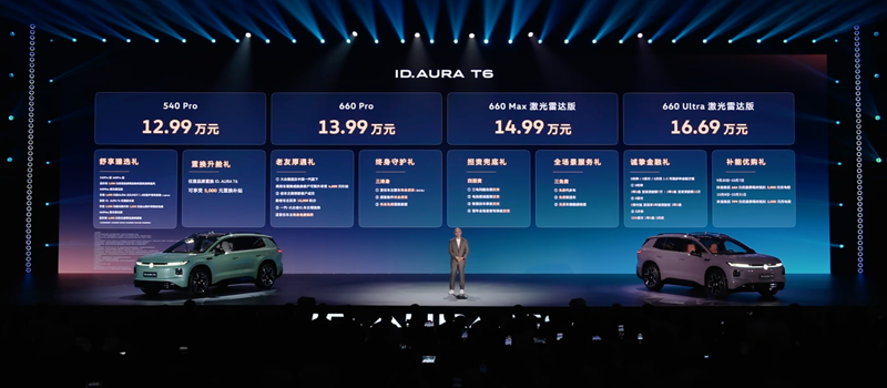 12.99万起！预售破3万的ID.AURA T6，太猛了