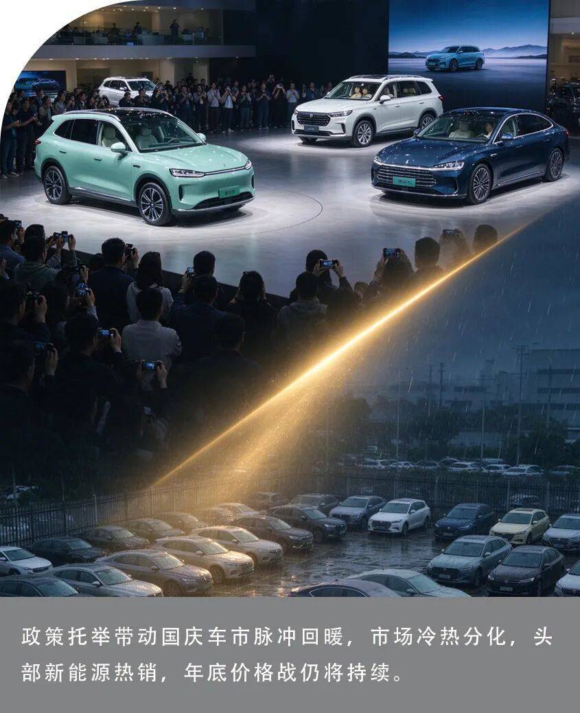 政策托举，冷热分化，国庆车市交出怎样的成绩单？