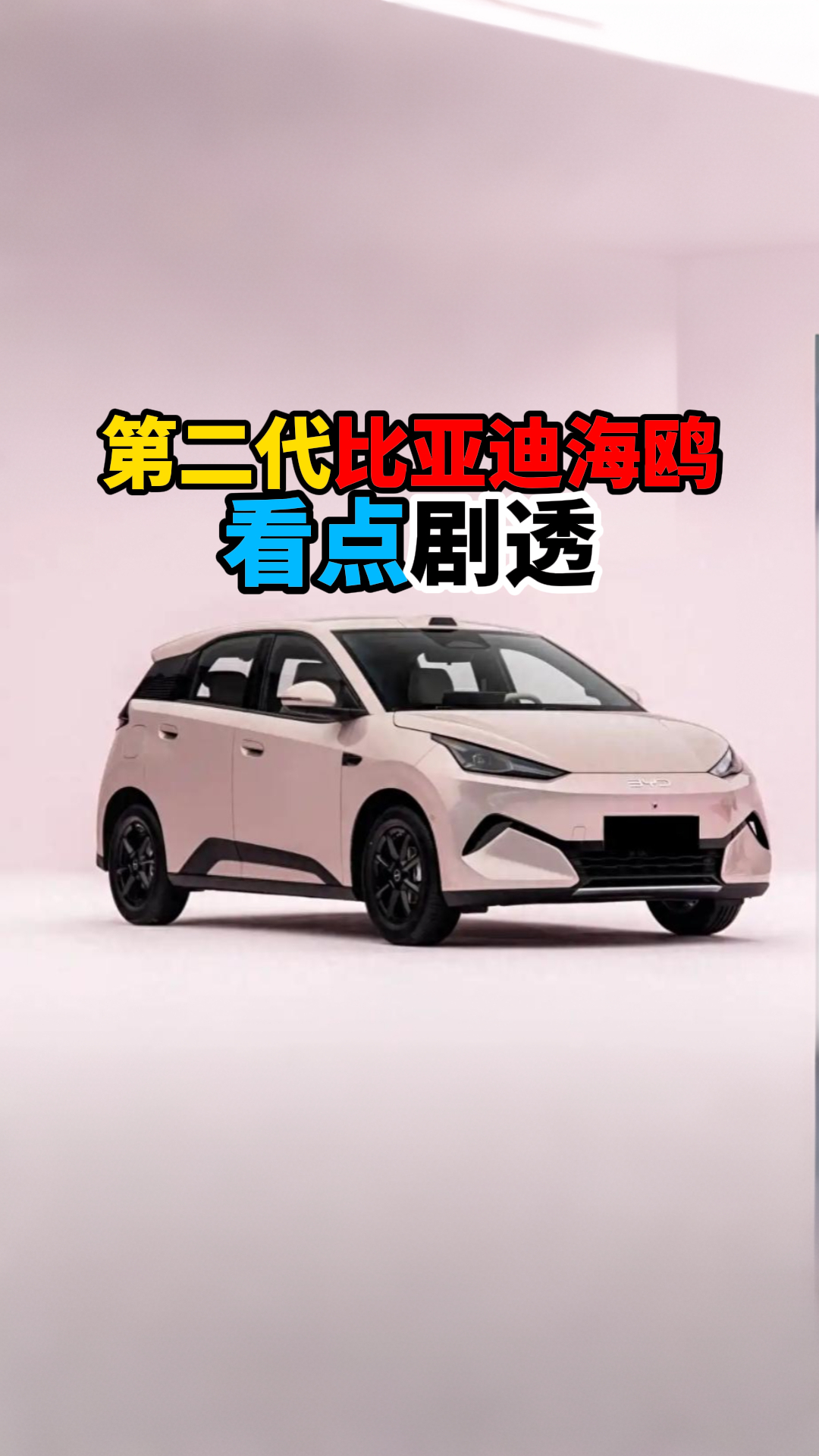 第二代比亚迪海鸥看点剧透