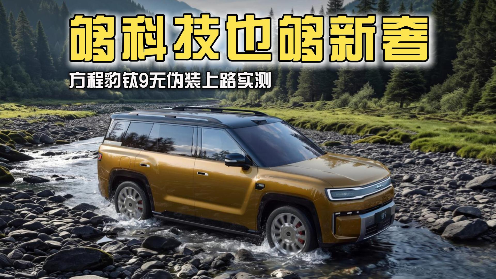 预计售价35万-40万元,方程豹钛9无伪装上路实测